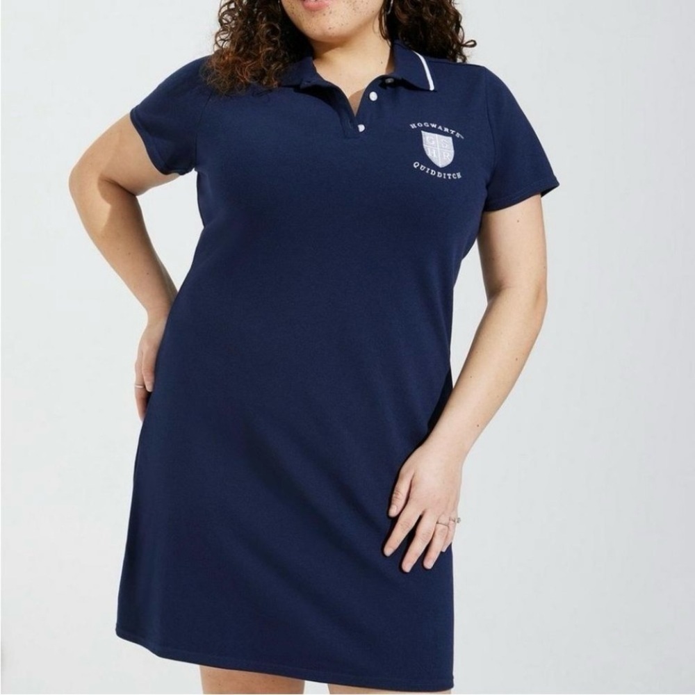 Harry Potter Quidditch Polo Dress size 2X (18/20) - Picture 8 of 11